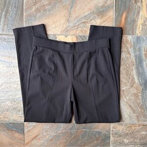 Sag Harbor Stretch Classic Straight Leg Pants Women's Size Medium Black